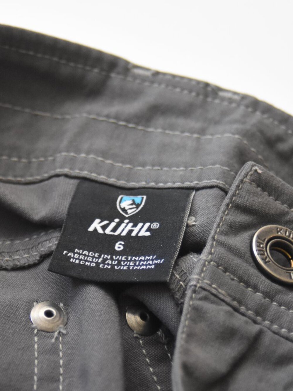 KÜHL Women’s Size 6 Gray Hiking Shorts 6" Inseam Outdoor Performance Stretch - Picture 7 of 13